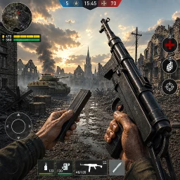 Ícone de World War 2: Jogo de Tiro FPS